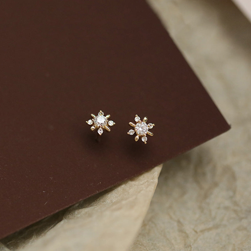 Horizon Sun Stud Earrings