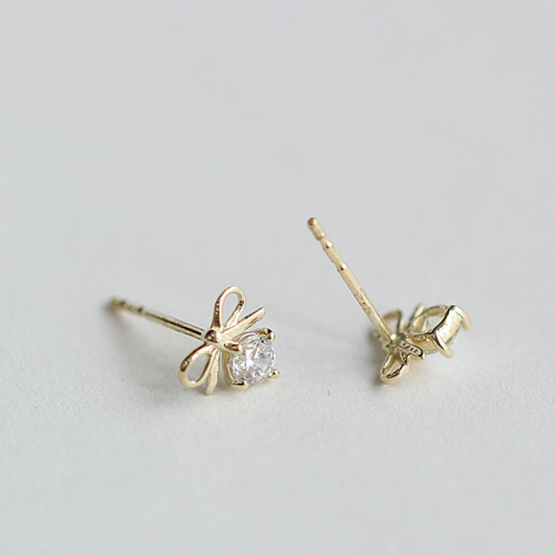 Dear Bow Stud Earrings