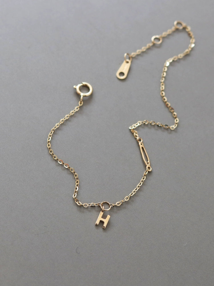 Hanging H Charm Bracelet