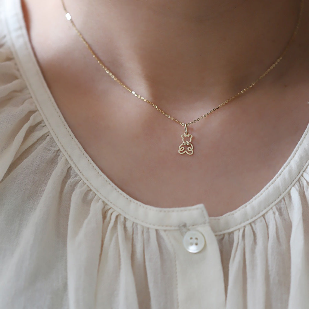 Cutie Bear Charm Necklace