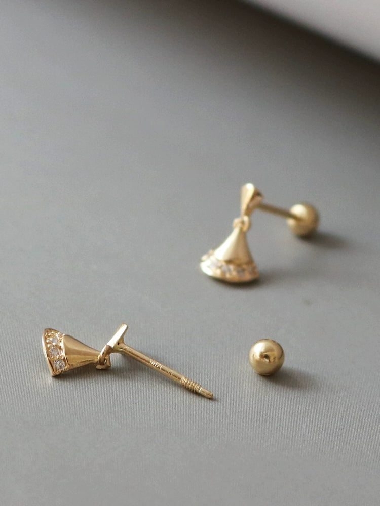 Trumpet Fan Sud Earrings