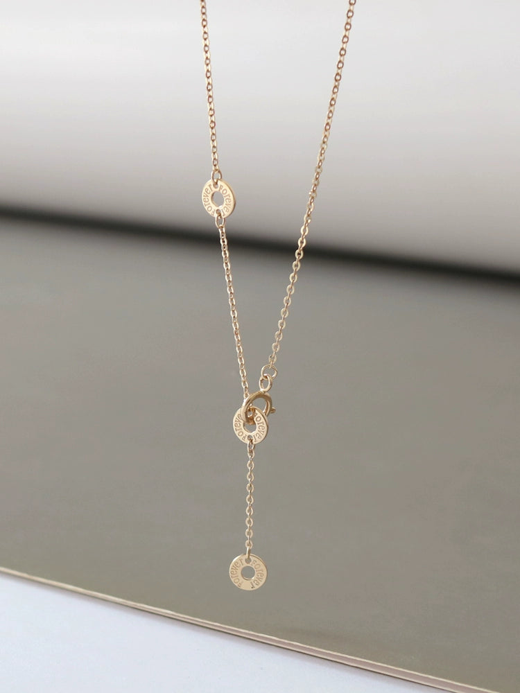 Adjustable Forever Rings Necklace