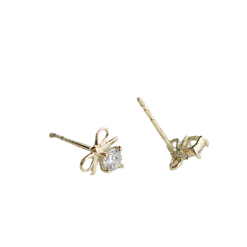 Dear Bow Stud Earrings