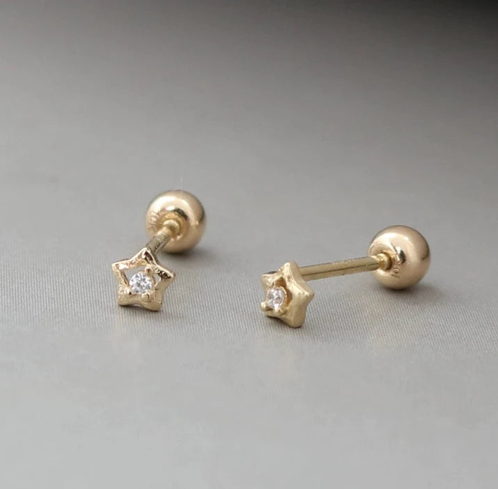 Jewel Star Stud Earrings