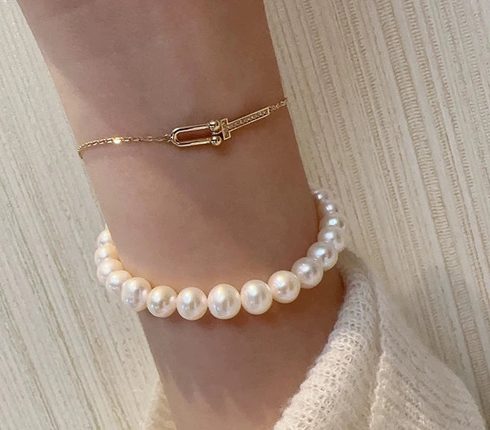 Chunky Pearl Bracelet