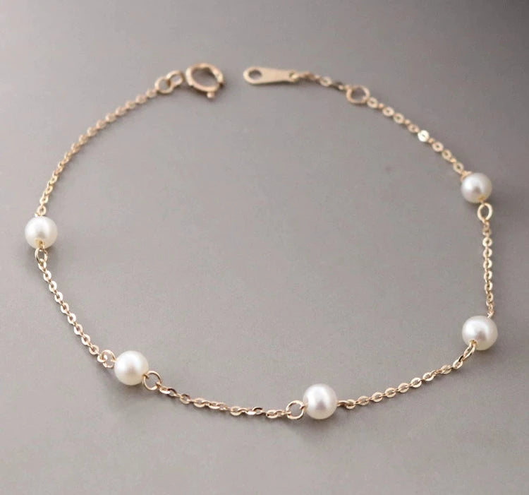 Five Pearl Bracelet