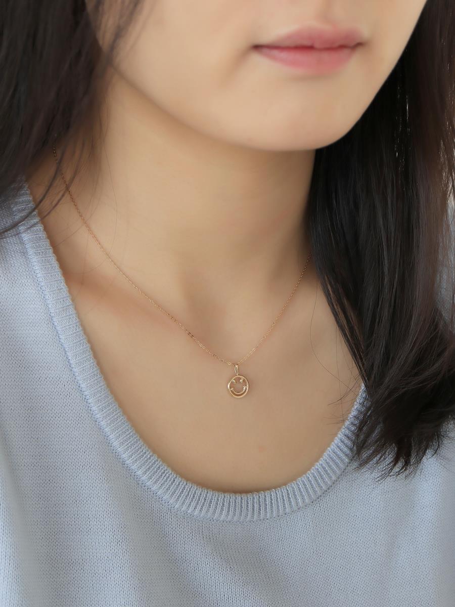 Just Smile Charm Necklace