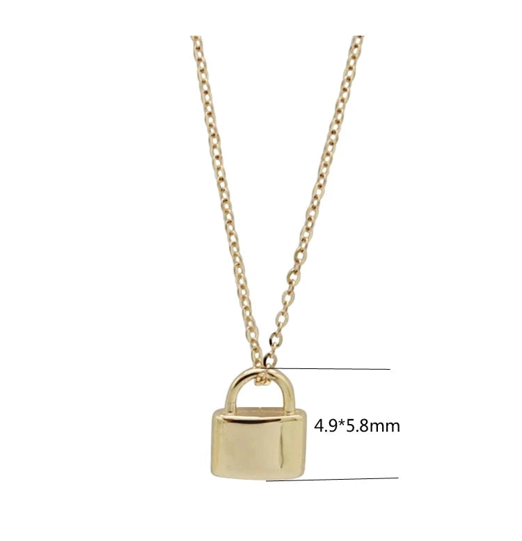 Fine Padlock Necklace