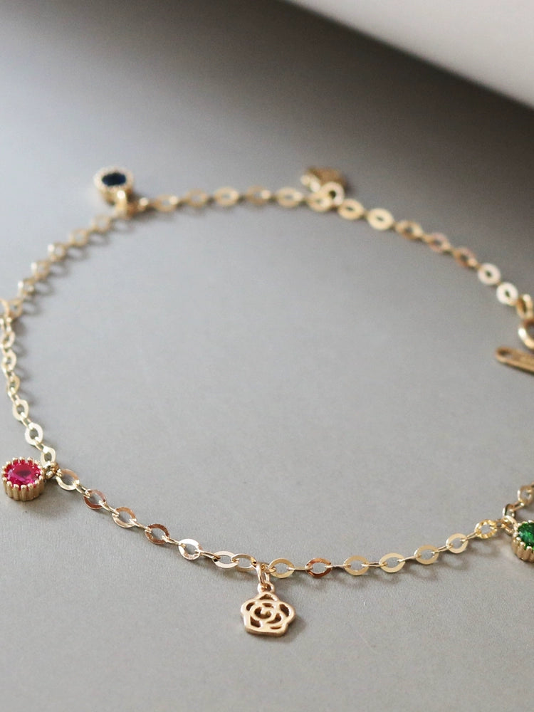 Ivana Rose Bezel Bracelet / Anklet