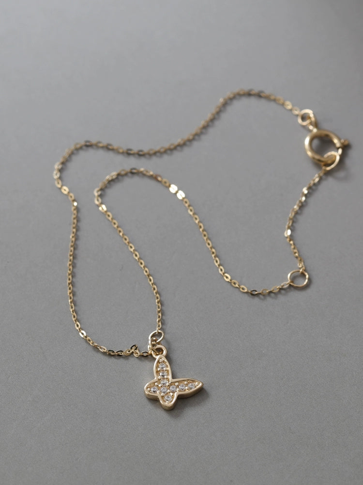 Cross Butterfly Charm Bracelet / Anklet