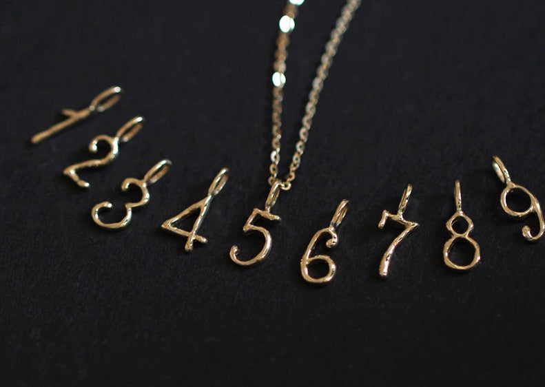 Lucky Number Charm Necklace