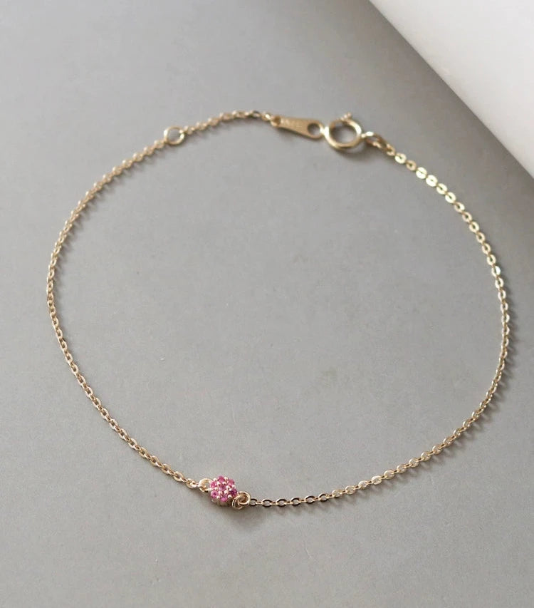 Single Cluster Stone Bracelet