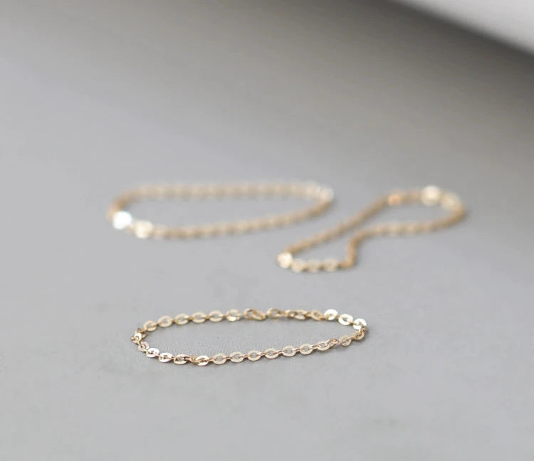 Rolo Chain Stackable Ring