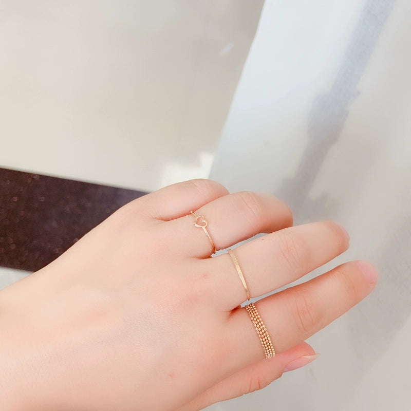 Petite Heart Stackable Ring