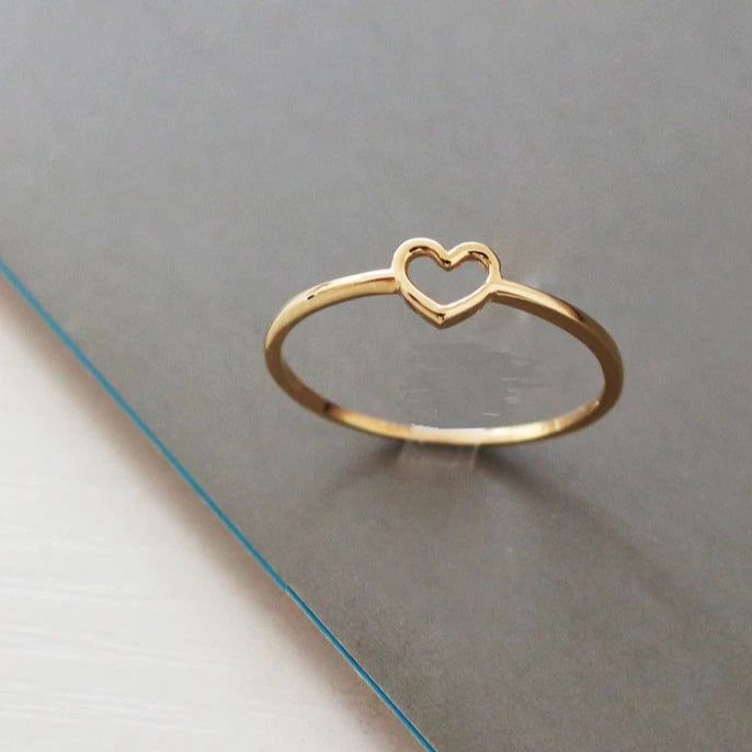 Petite Heart Stackable Ring