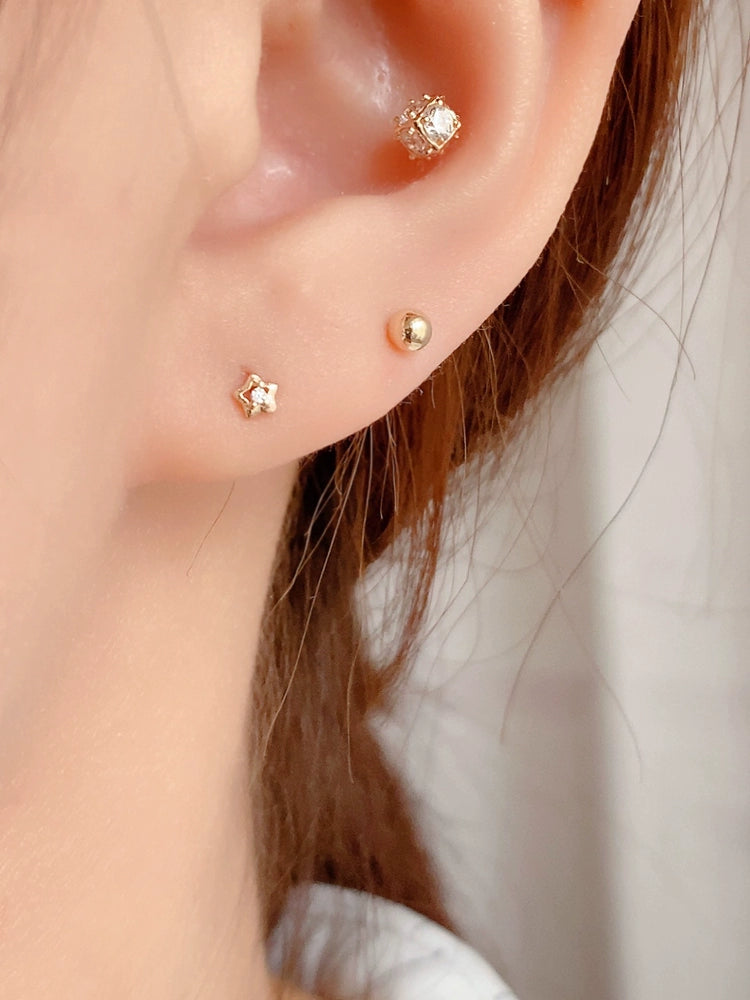 Jewel Star Stud Earrings