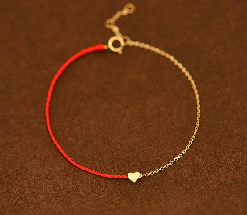 Heart Friendship & Rope Bracelet