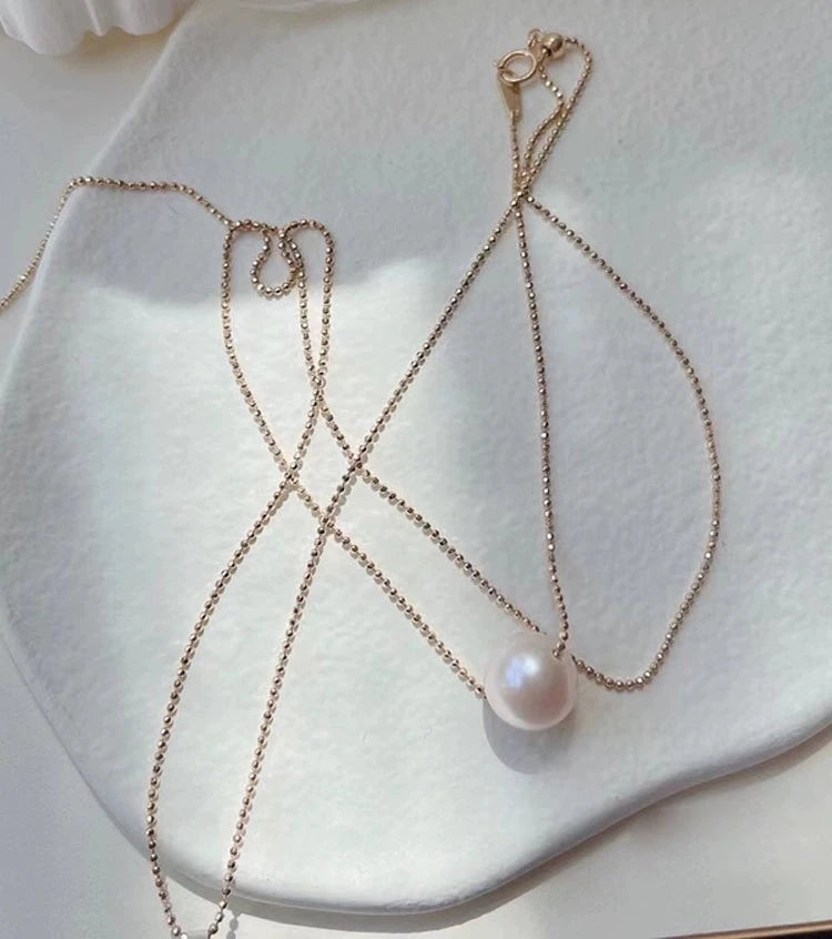 Adjustable XL Pearl Lariat Necklace