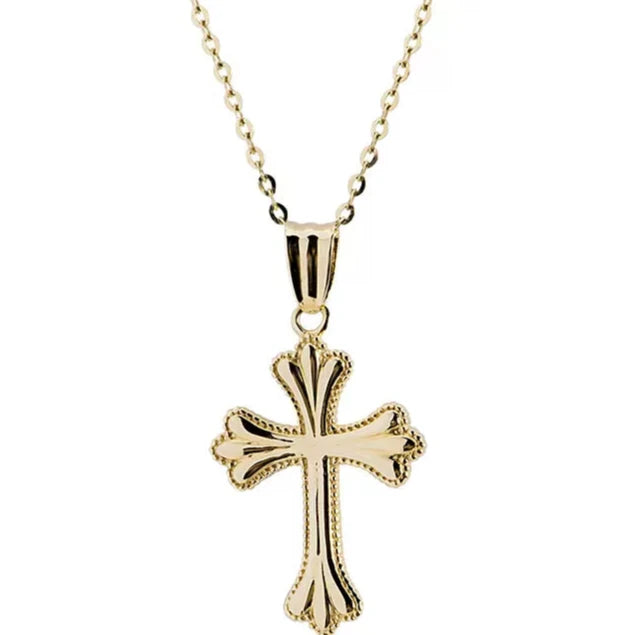 Vintage Cross Charm Pendant