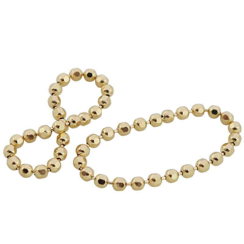 Bead Ball Blind Chain Stackable Ring