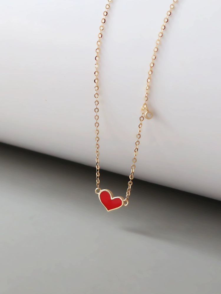 Minnie Heart Necklace