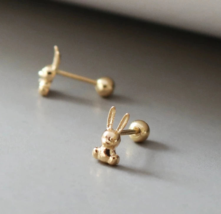 Treasure Bunnies Stud Earrings