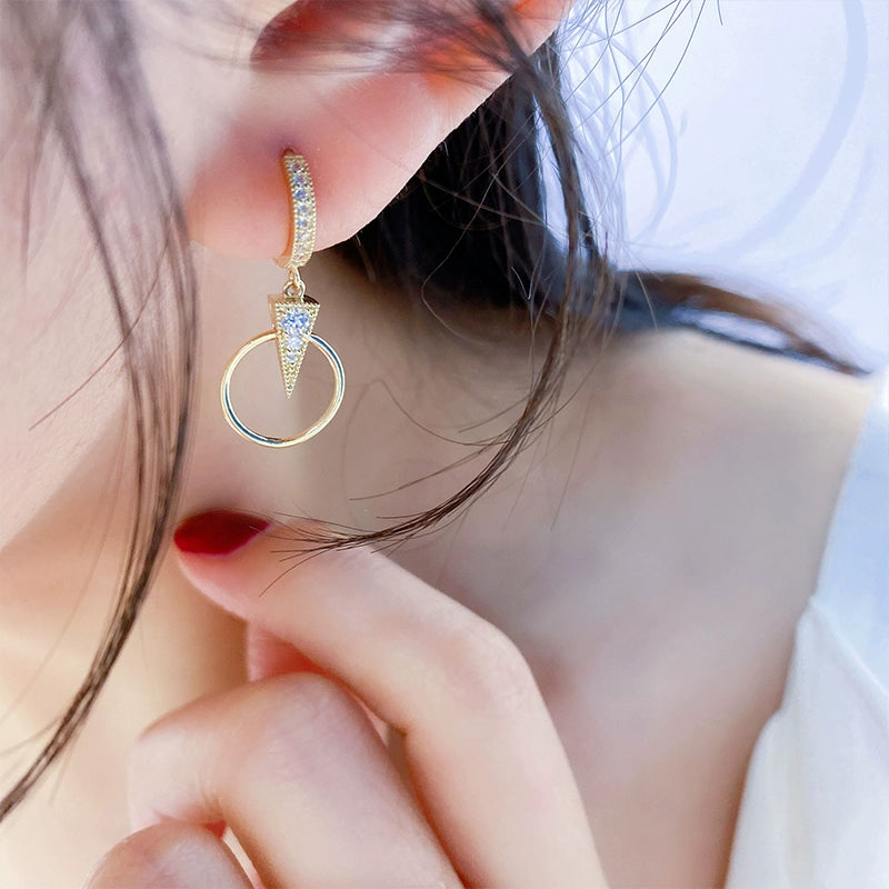 Bollywood Goddess Huggie Hoops