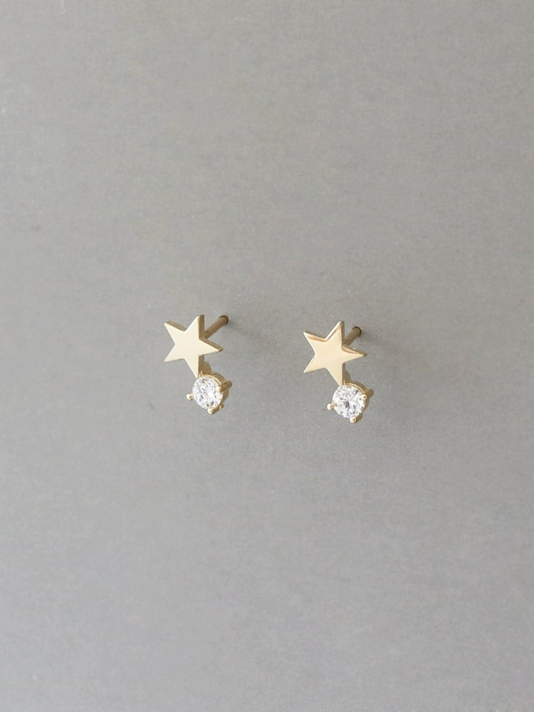 Shooting Star Stud Earrings