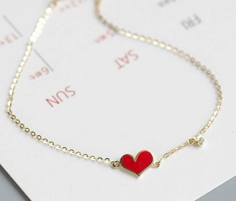 Minnie Heart Bracelet