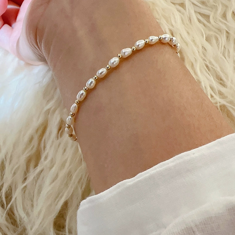 Darling Bead & Pearl Bracelet