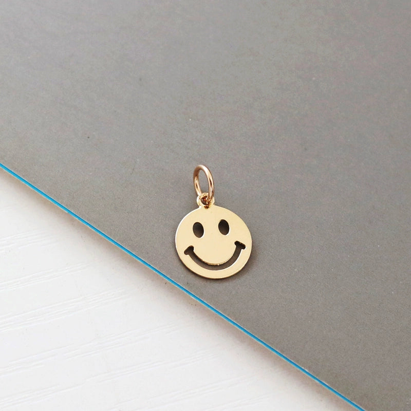 Happy Face Charm Pendant