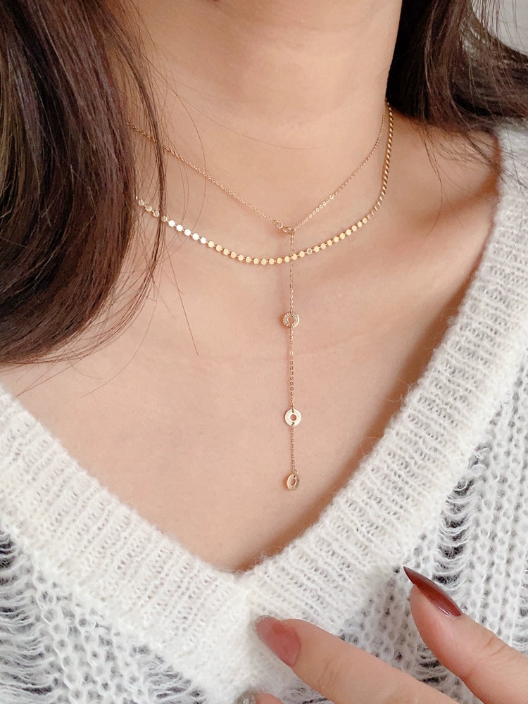 Adjustable Forever Rings Necklace