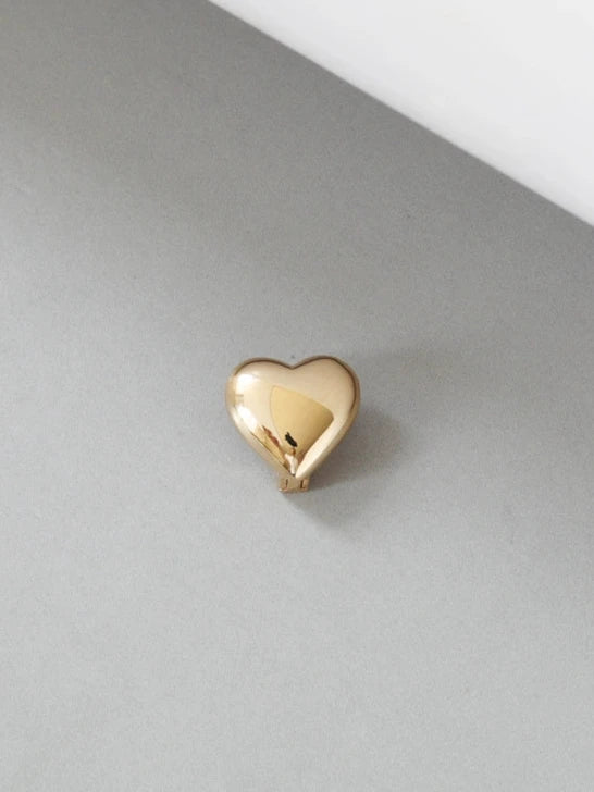 Heart Broach Charm Pendant