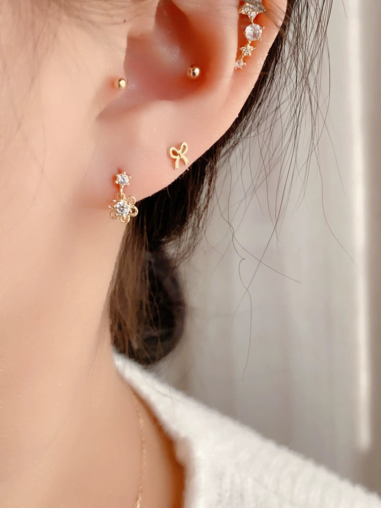 Trio Darling Stud Earrings