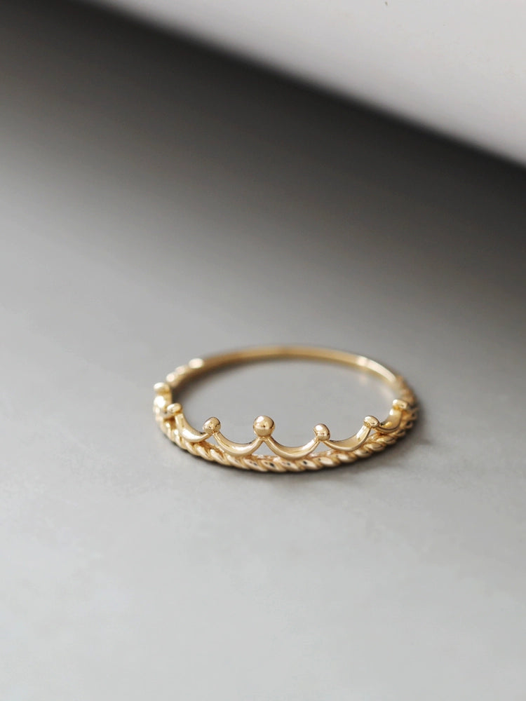 Cambridge Crown Stackable Ring