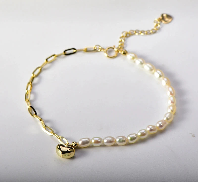 Song Sweetie Pearl Heart Bracelet