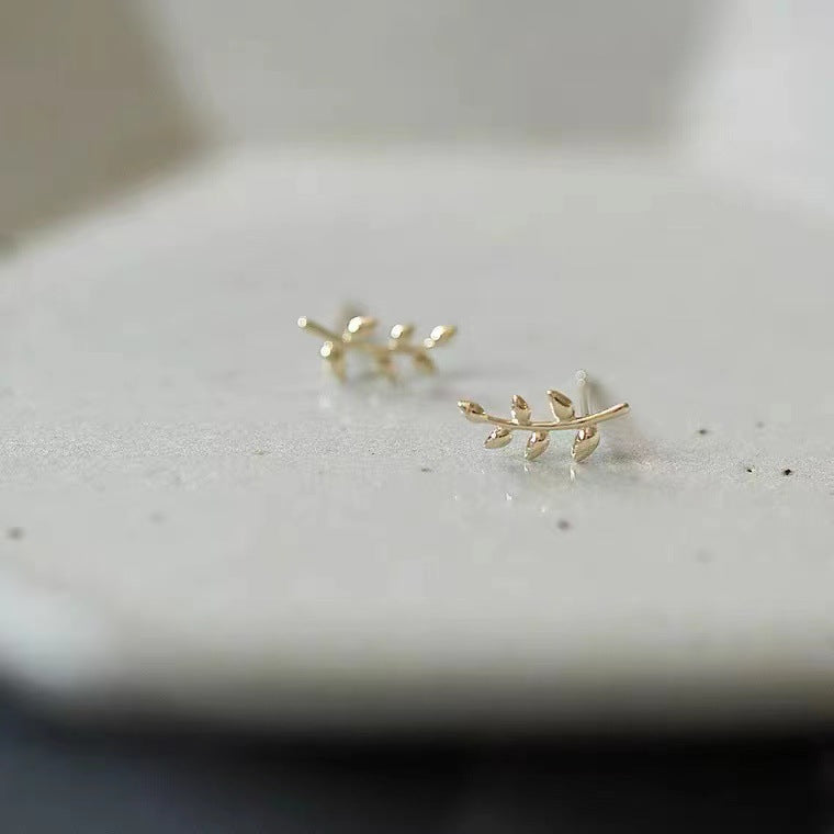 Olivia Branch Stud Earrings