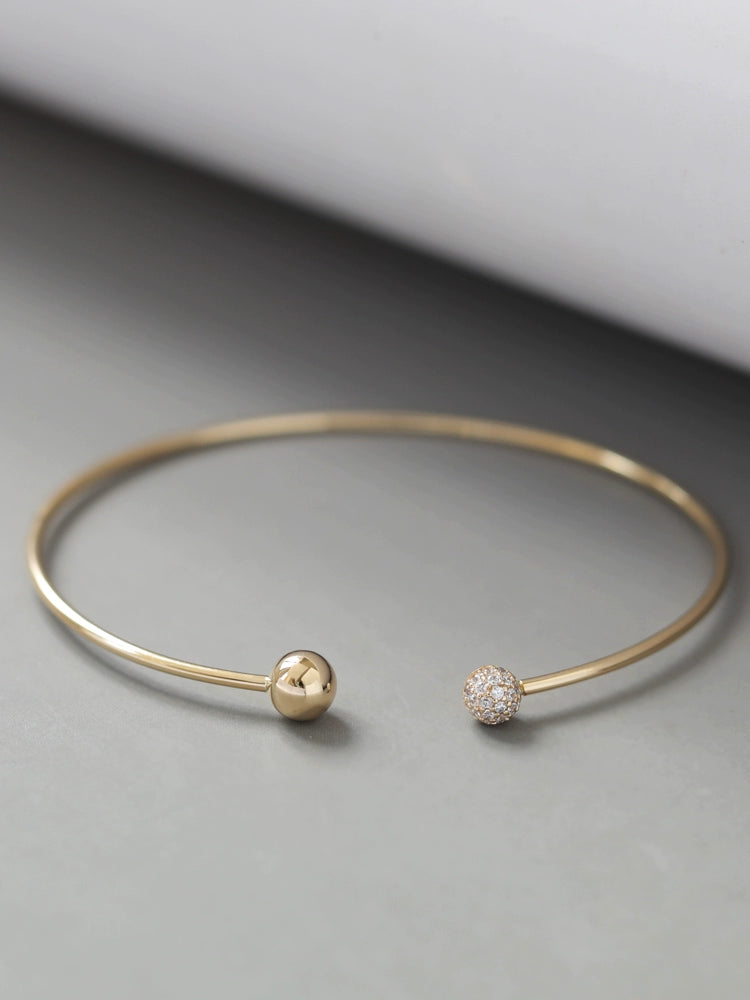 Cluster Ball Together Bangle Bracelet