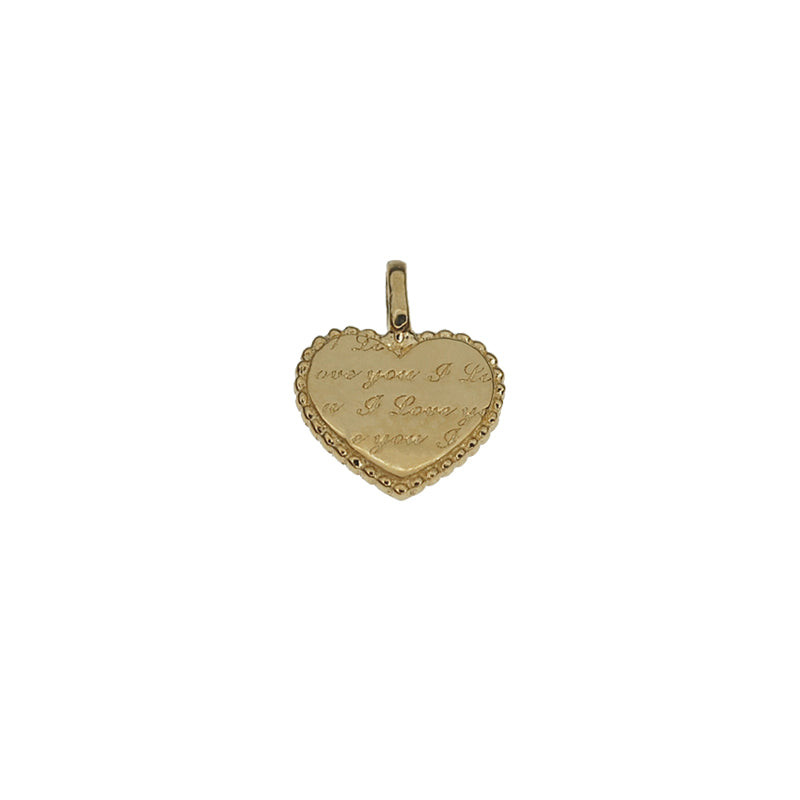 'I Love You' Heart Charm Necklace