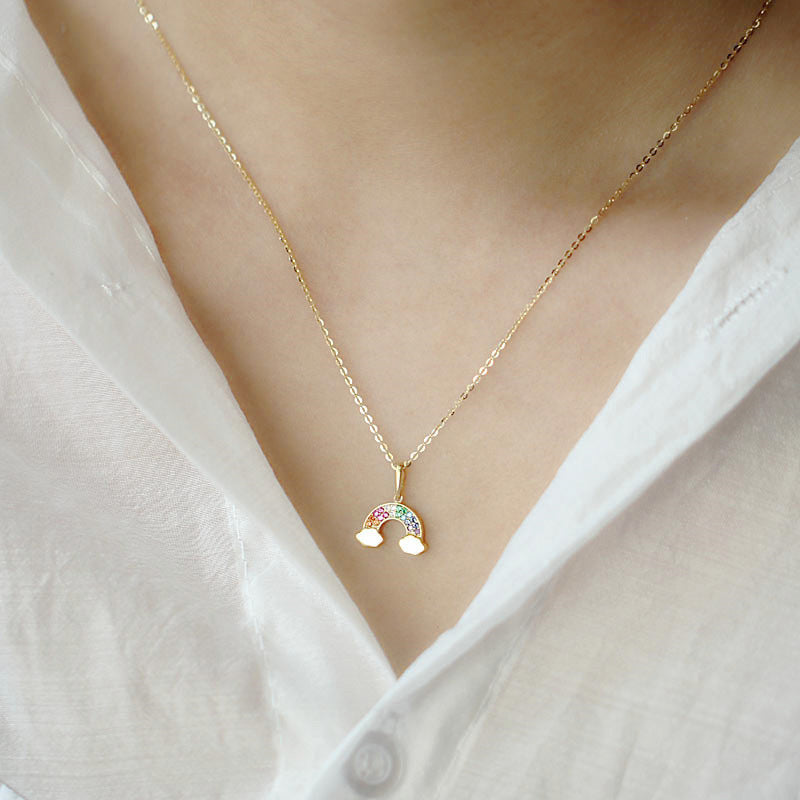 Rainbow Treasure Charm Necklace