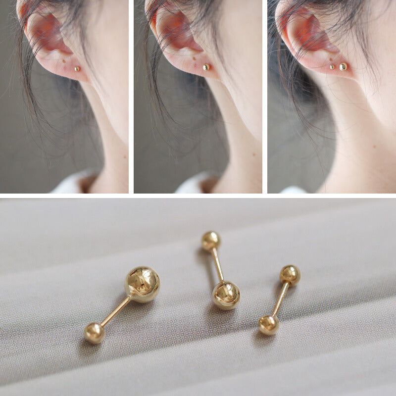 Barbell Stud Earrings