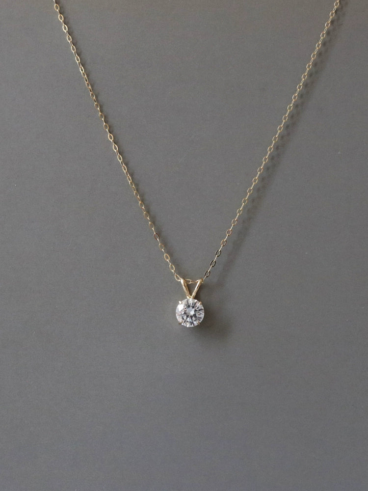 Rabbit Solitaire Charm Necklace