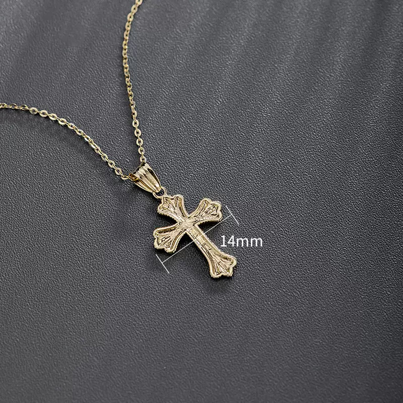 Vintage Cross Charm Pendant