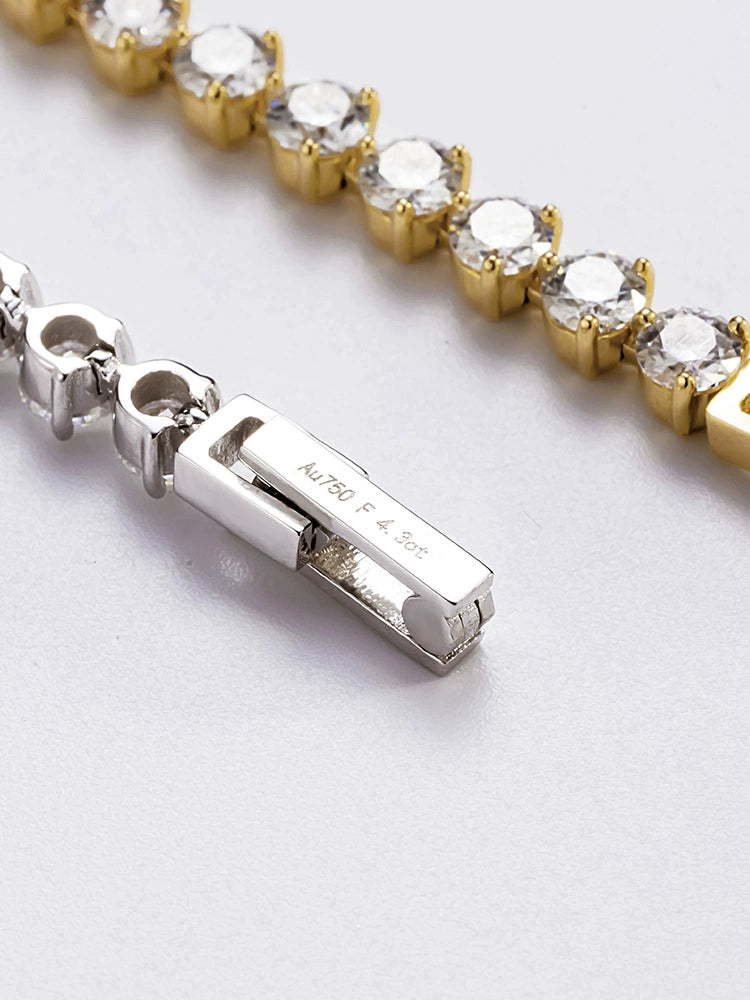 4ct Moissanite Diamond Tennis Bracelet