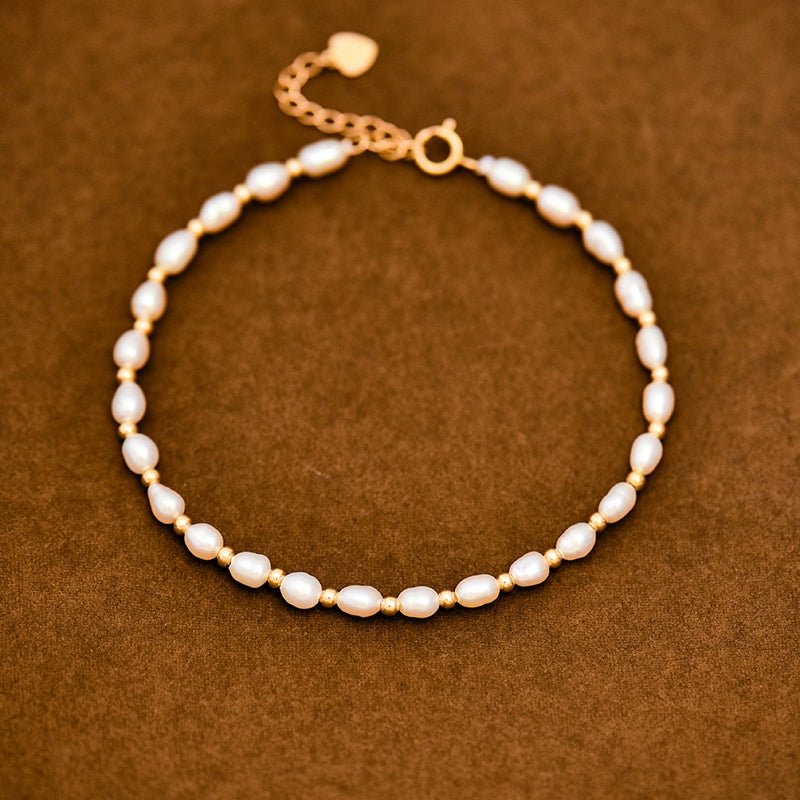 Darling Bead & Pearl Bracelet