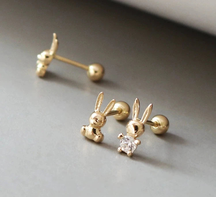 Treasure Bunnies Stud Earrings