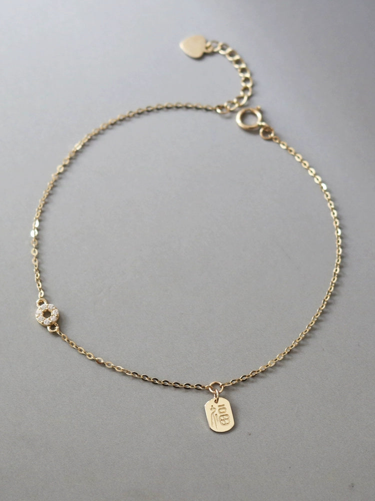 Fortune Tag Charm Bracelet