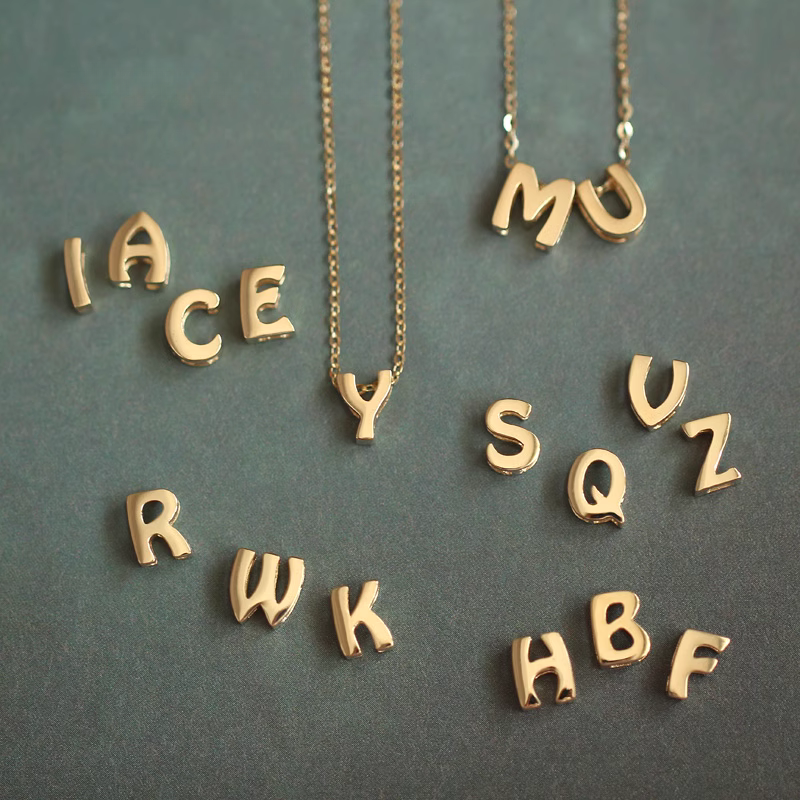 Alphabet Charm Pendant