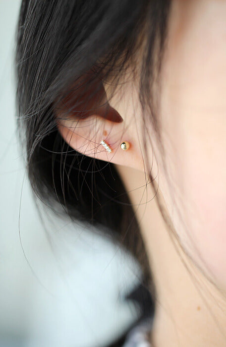 Sparkle Wand Stud Earrings