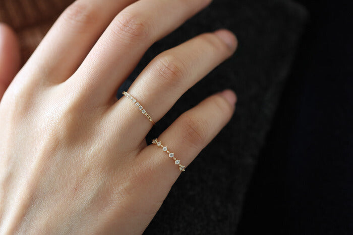 Bling Row Stackable Ring